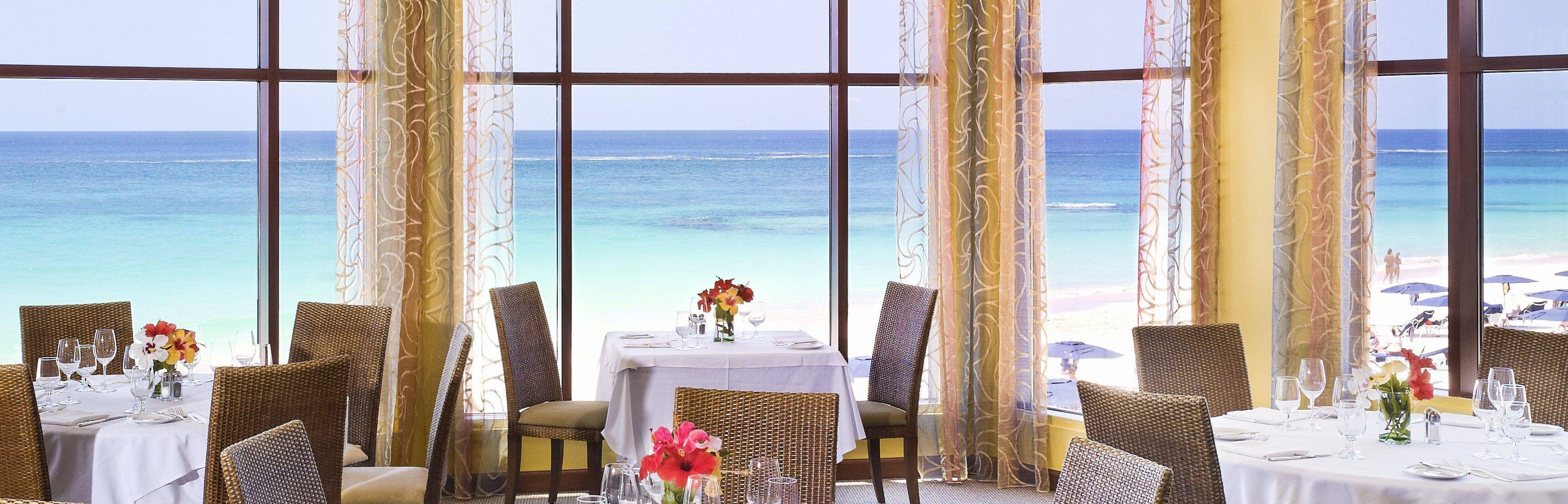 Elbow Beach's Lido offers beautiful views and mouth-watering cuisine perfect for any fine dining experience.