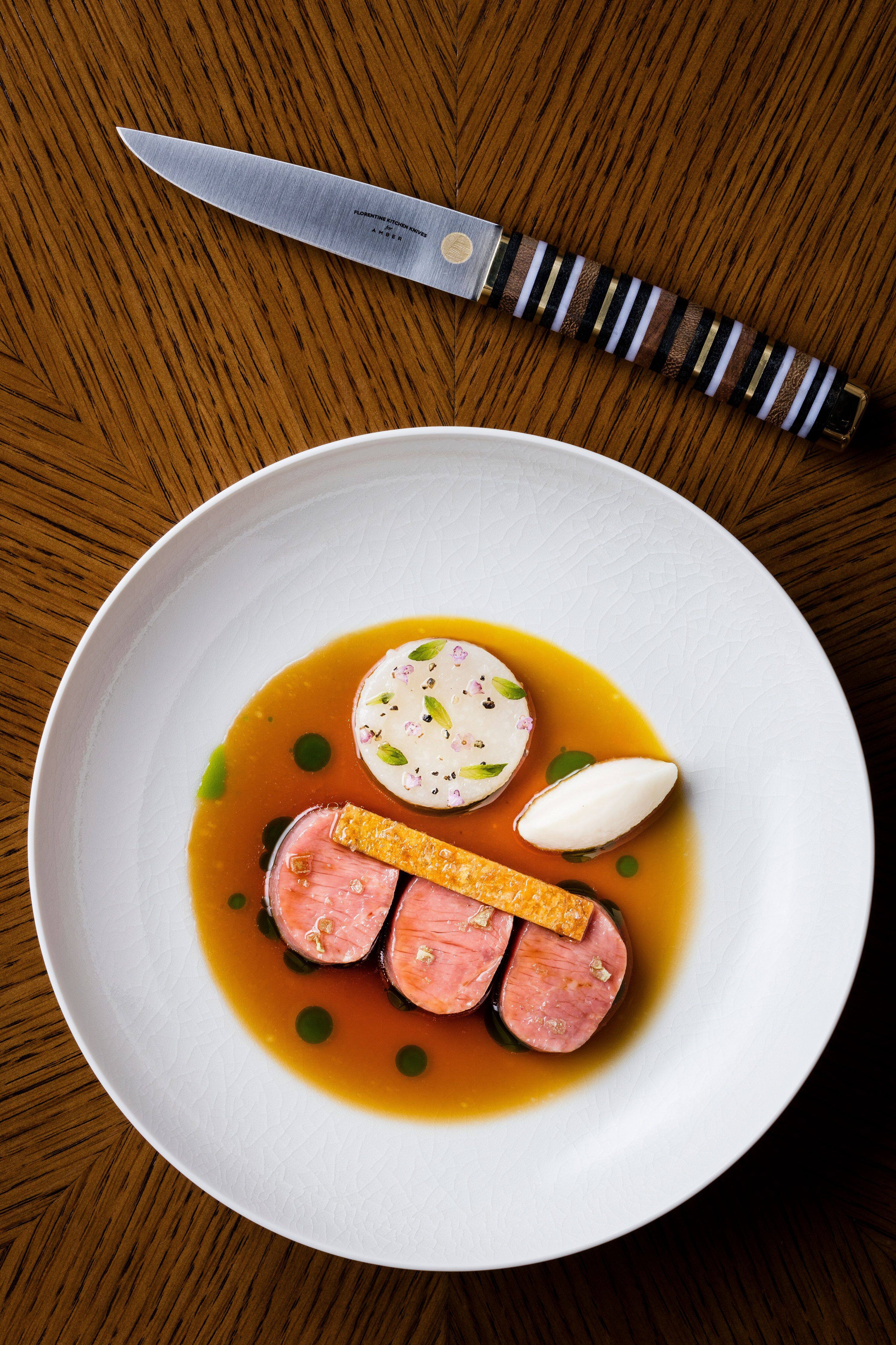 Hokkaido sea urchin in a lobster gelatin
