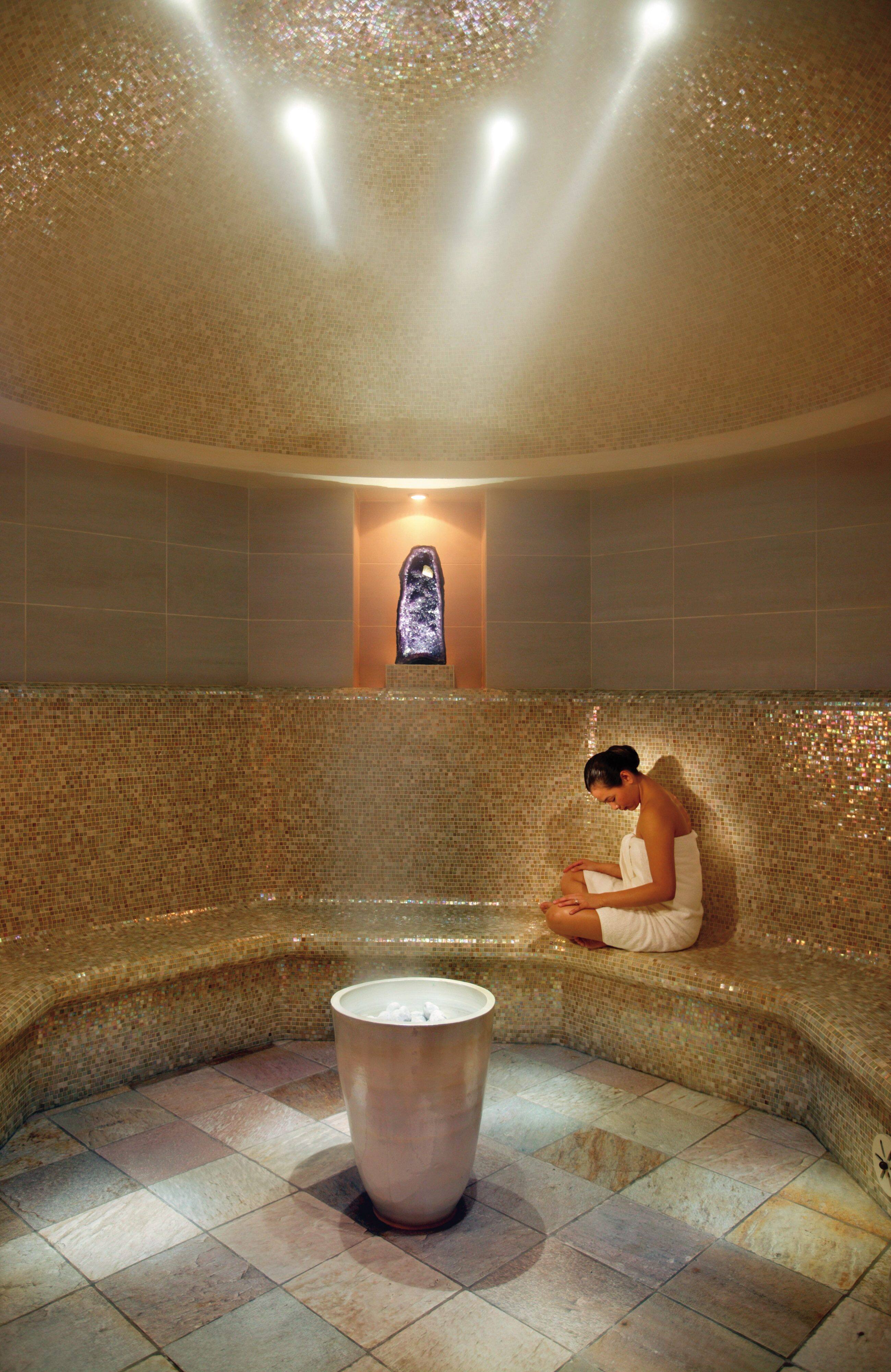Amethyst Crystal Steam Room
