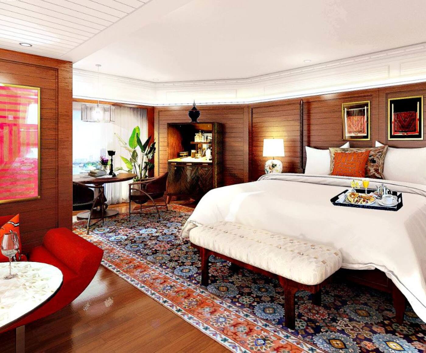 5 Sterne Luxushotel Chao Phraya Fluss Mandarin Oriental