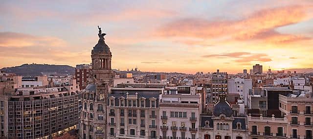 barcelona city view