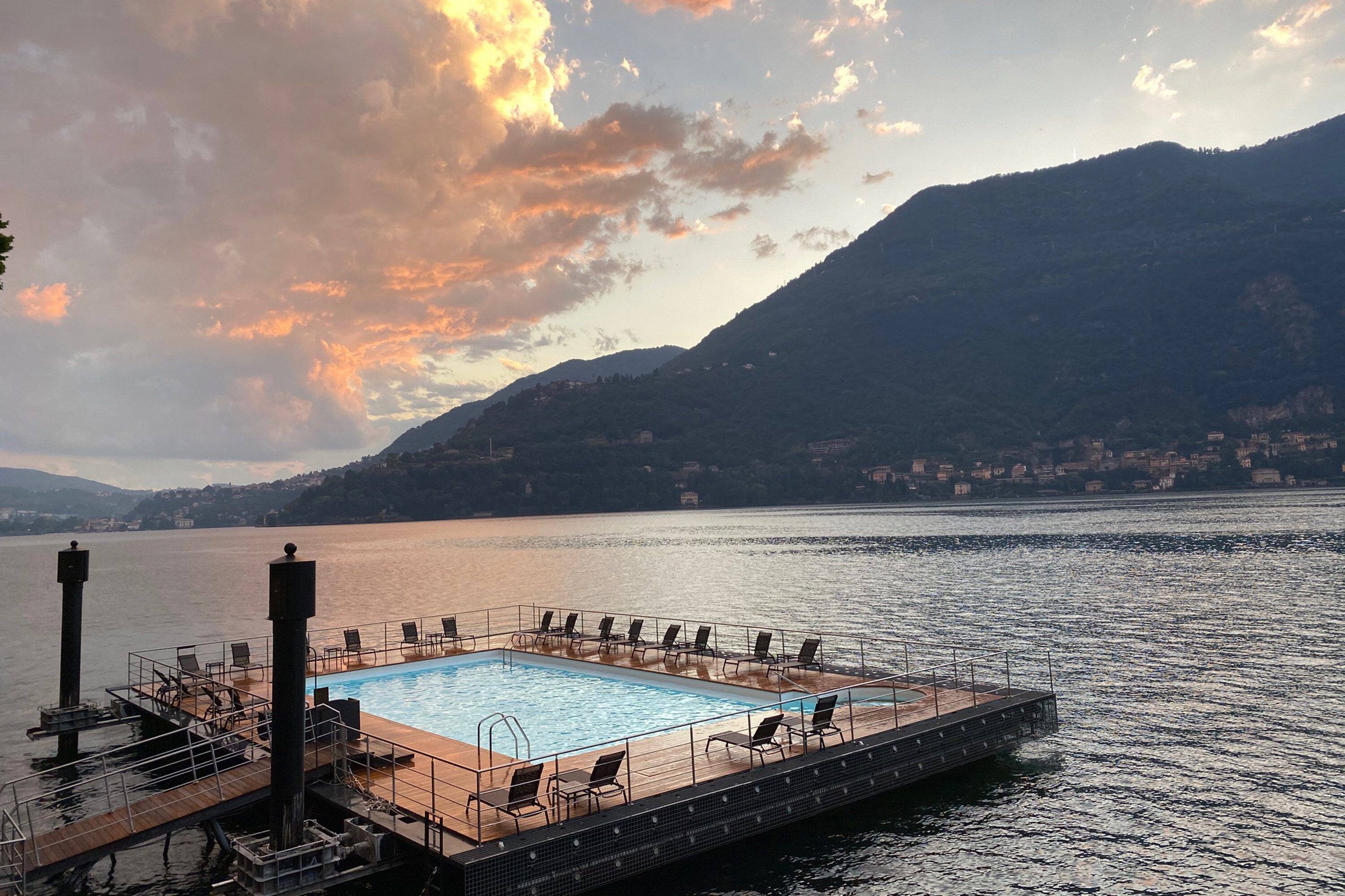 Sunset over Lake Como from Mandarin Oriental, Lago di Como