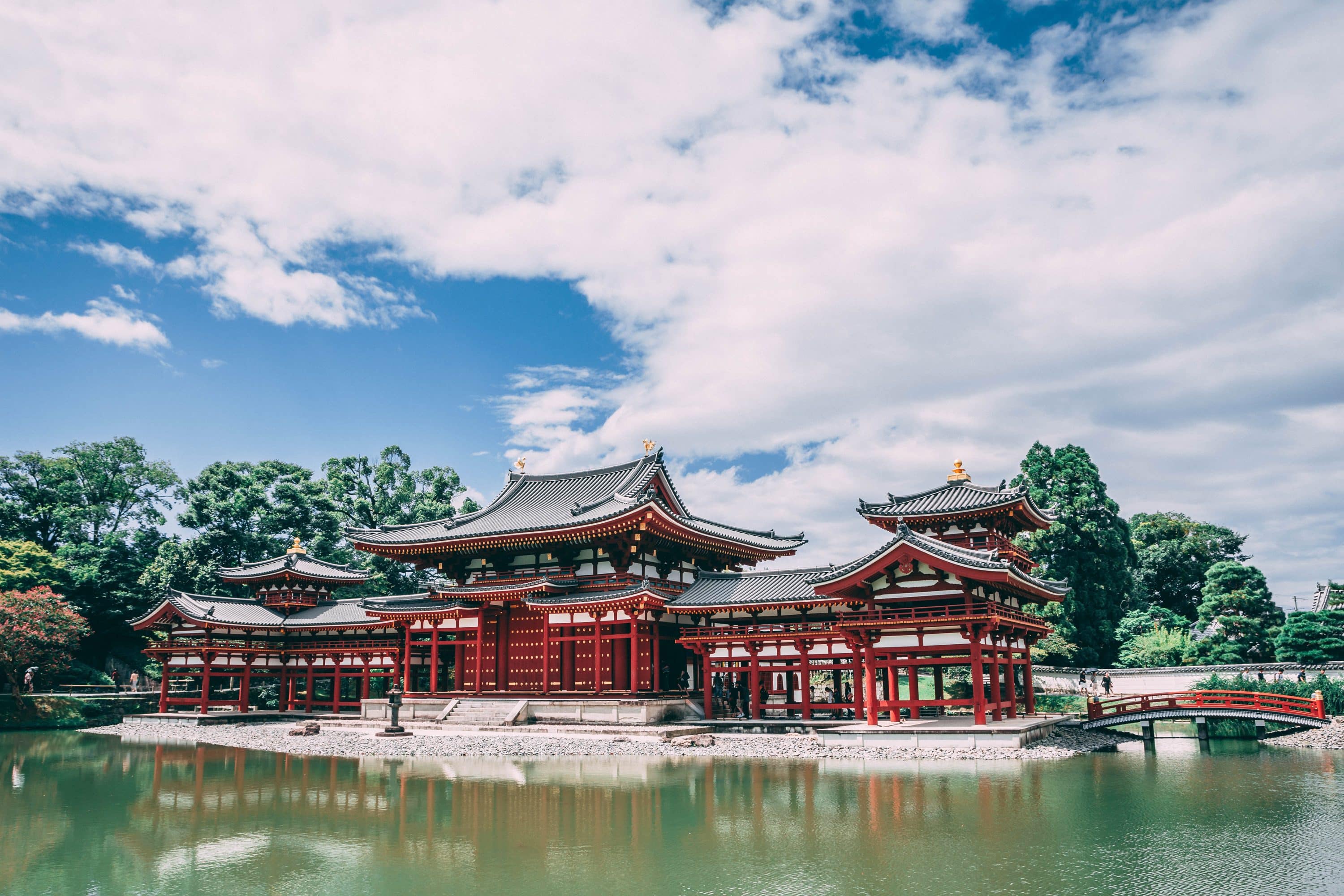 Red Japanese shrine