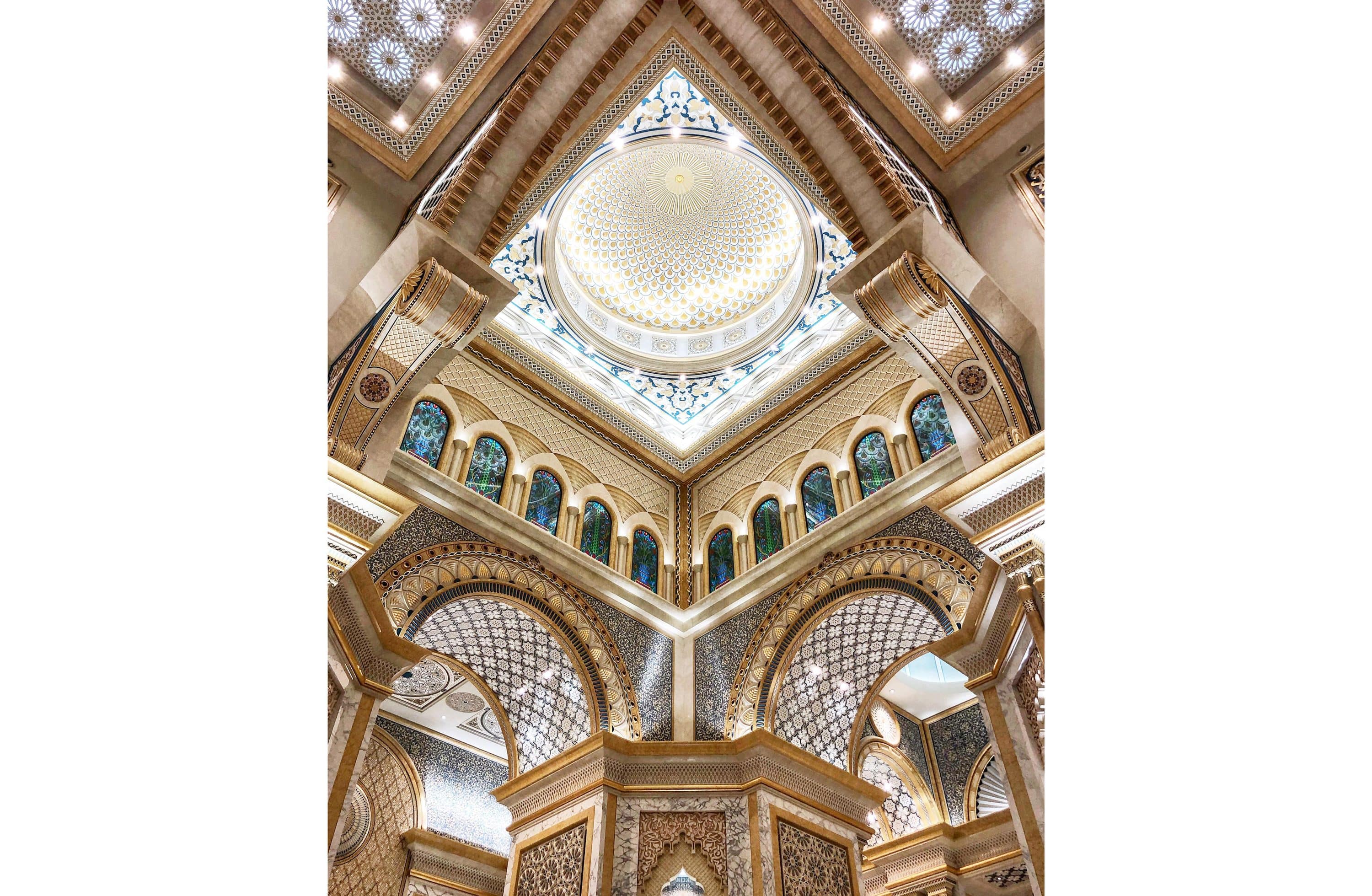 Vaulted ceiling of Qasr Al Watan Palace, Abu Dhabi