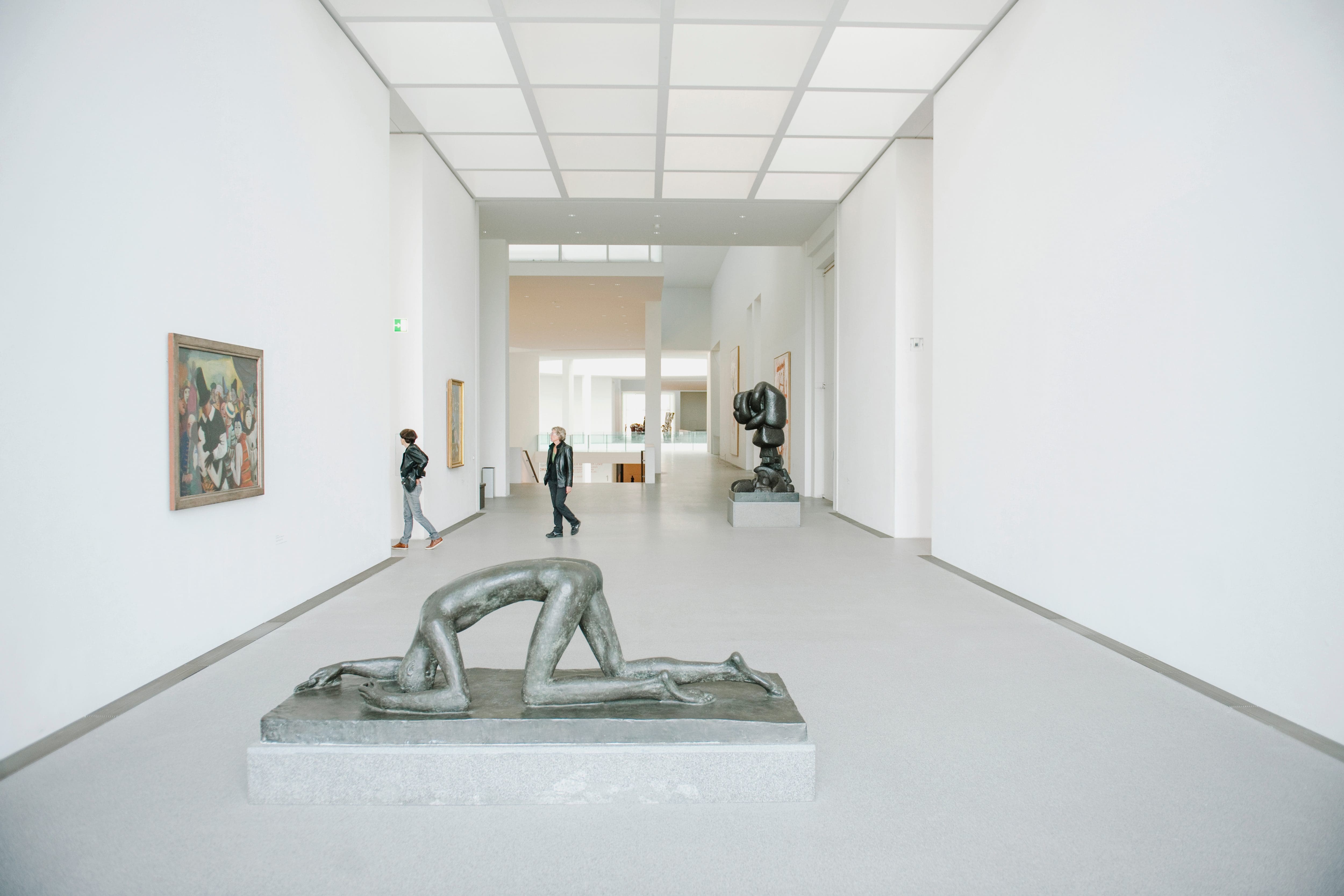 Inside the Pinakothek der Moderne