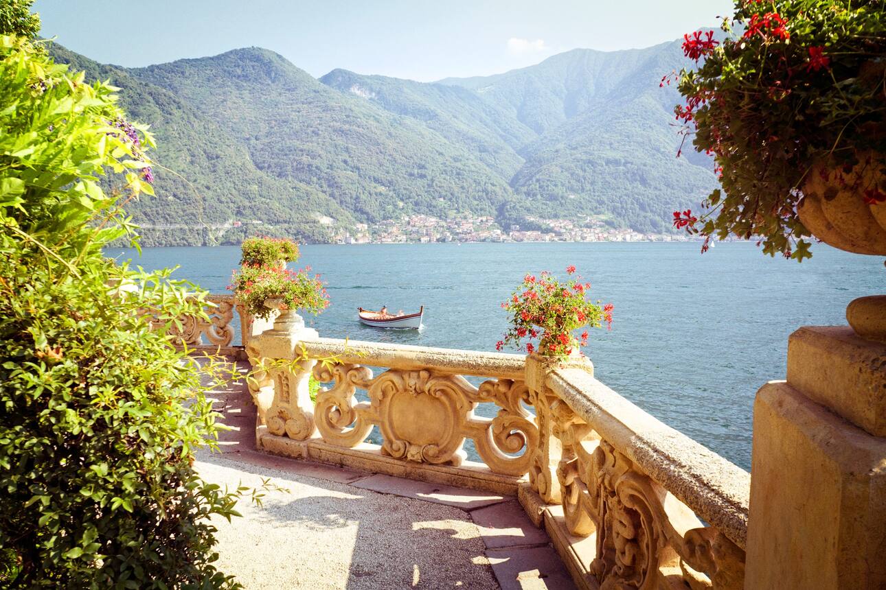 Overlooking Lake Como