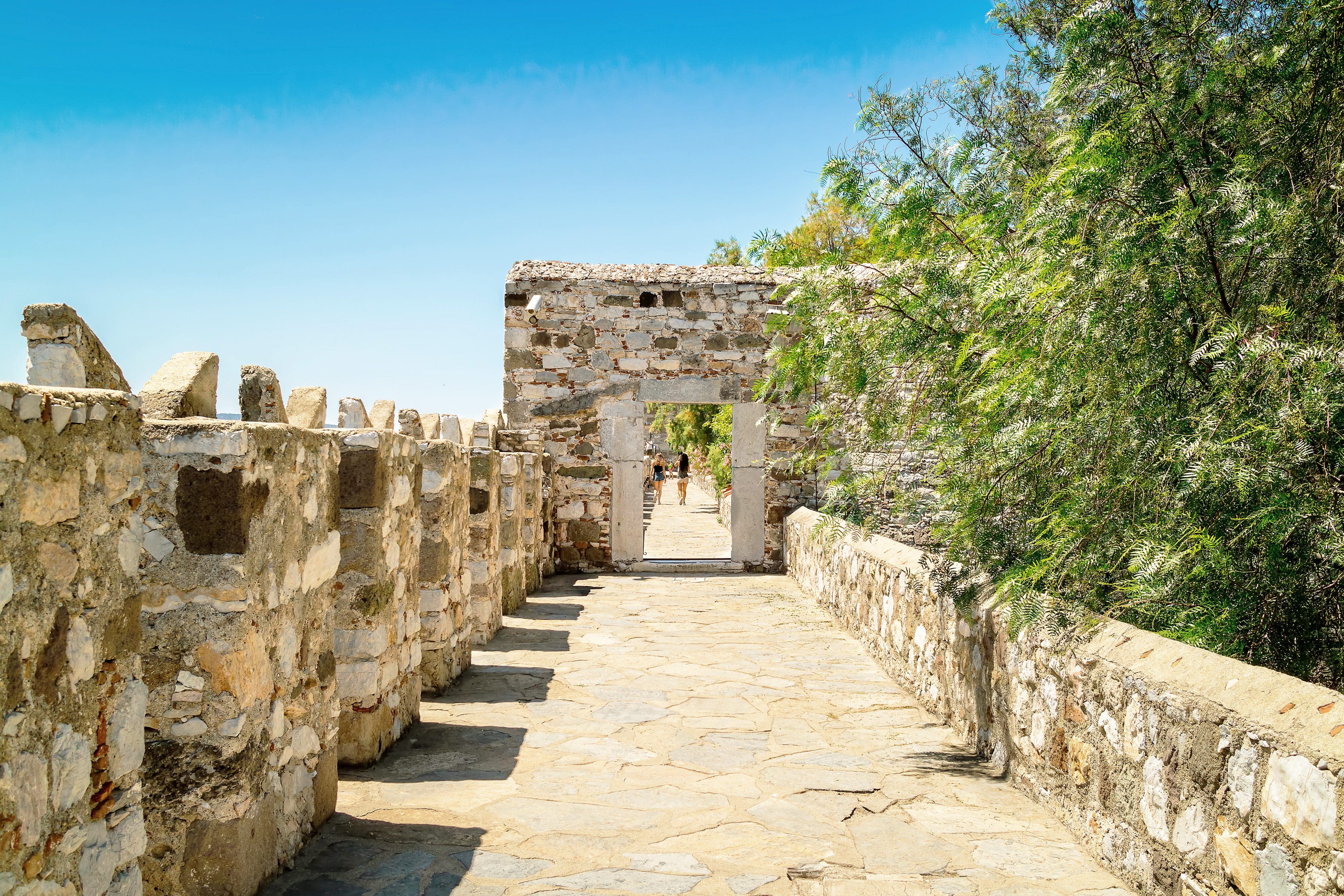 The 15th-century castle grounds at Mandarin Oriental, Bodrum 