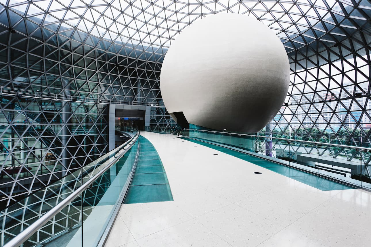 Interior of Shanghai Science and Technology Museum