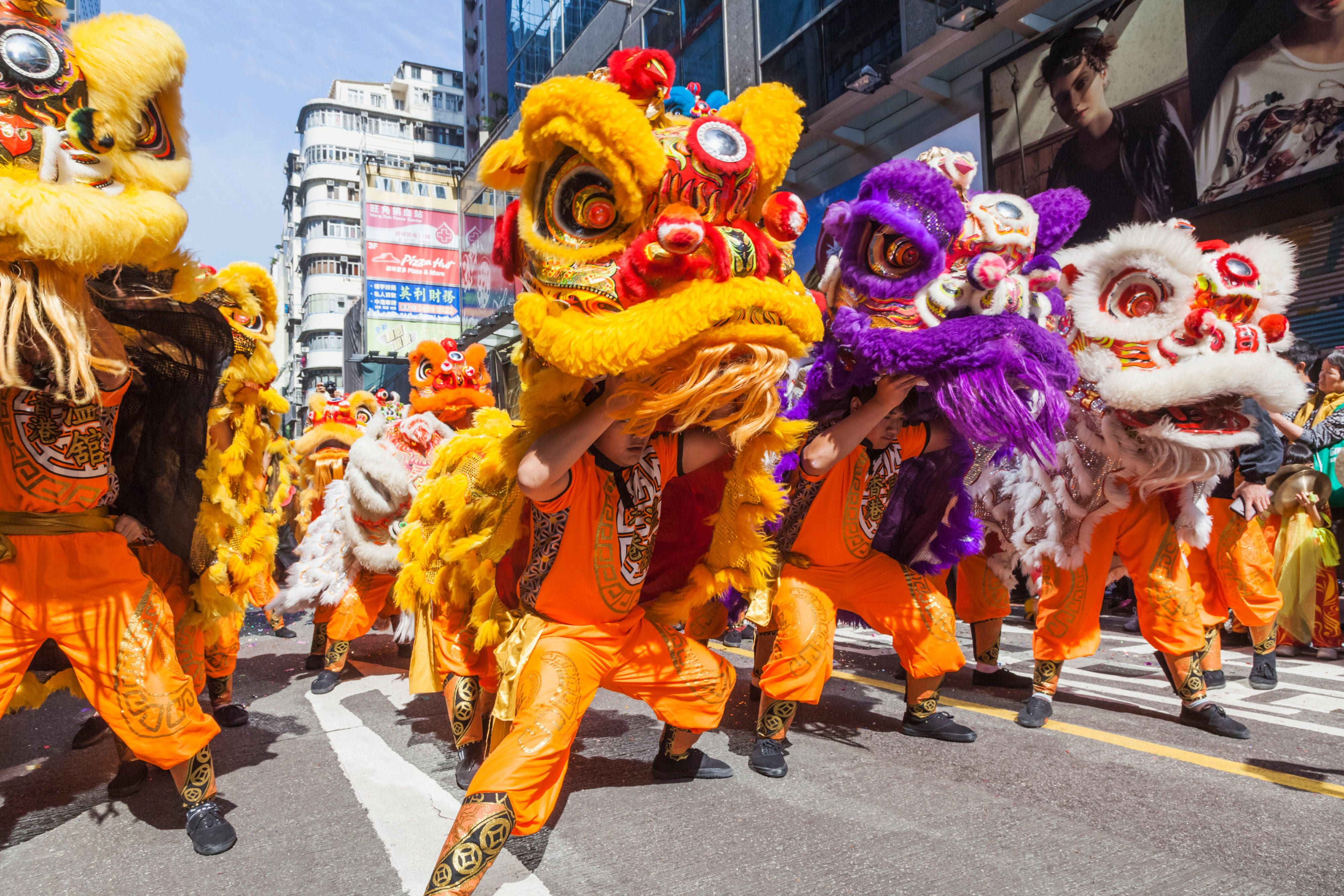 chinese-new-year-parade-with-dragon-bathroom-cabinets-ideas