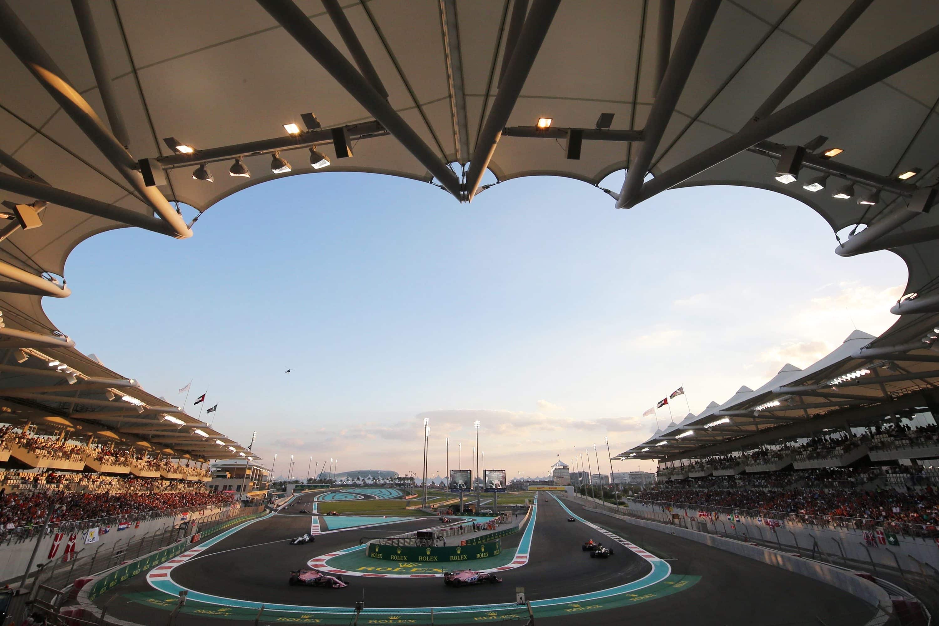 مضمار سباق الجائزة الكبرى فورميلا 1 في أبو ظبي