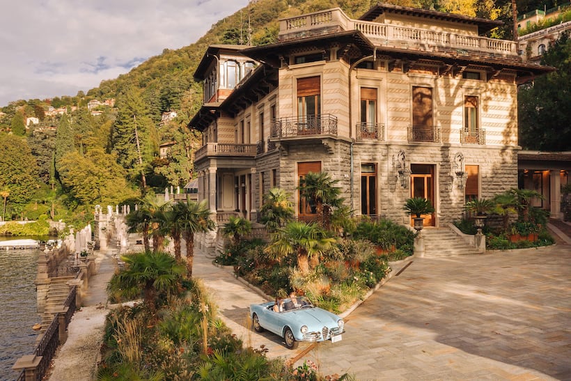 Поездки на ретро-автомобилях в Mandarin Oriental, Lake Como