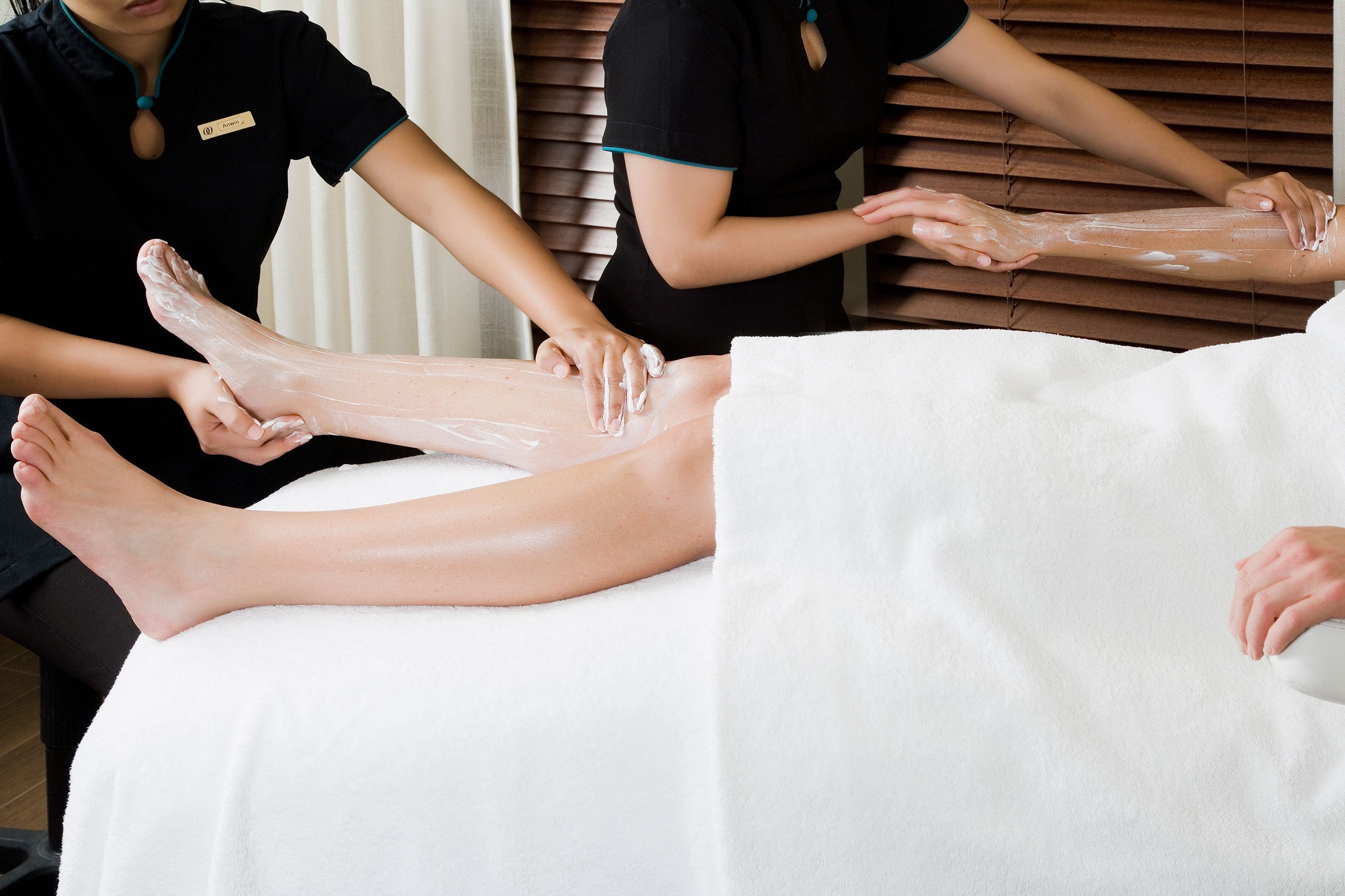 A four-handed massage at The Spa at Mandarin Oriental, Barcelona 