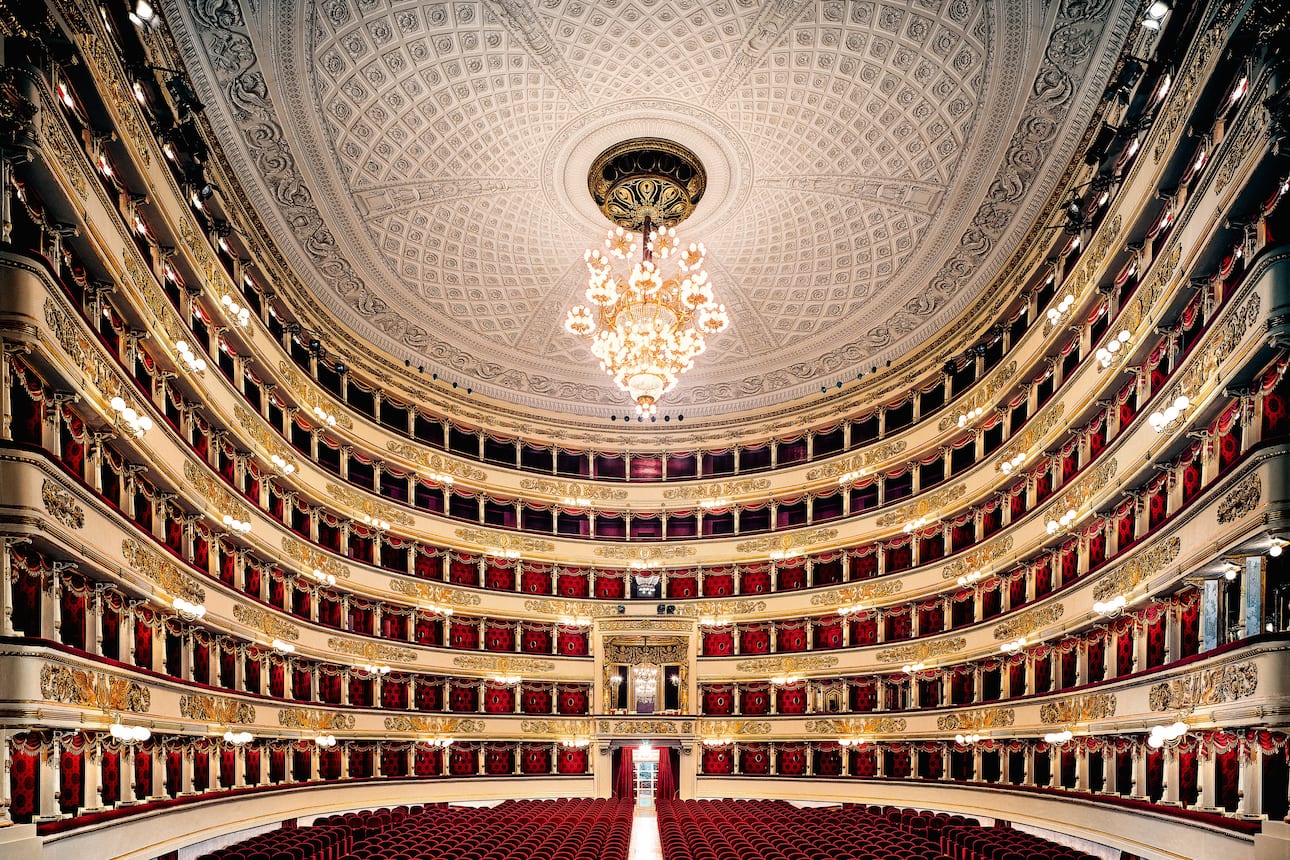 Interior of Teatro alla Scala