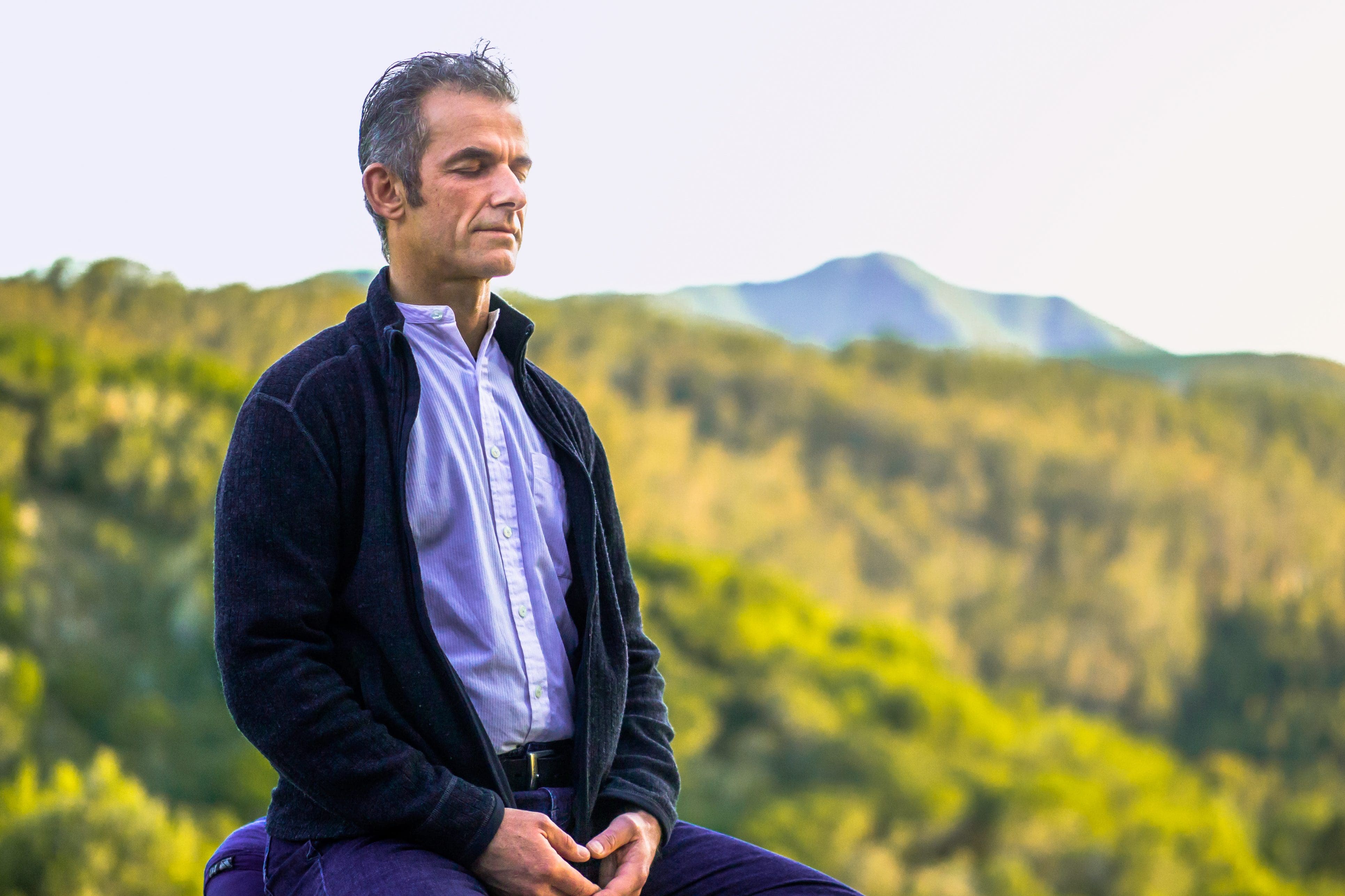 Portrait of meditation coach, Mark Coleman
