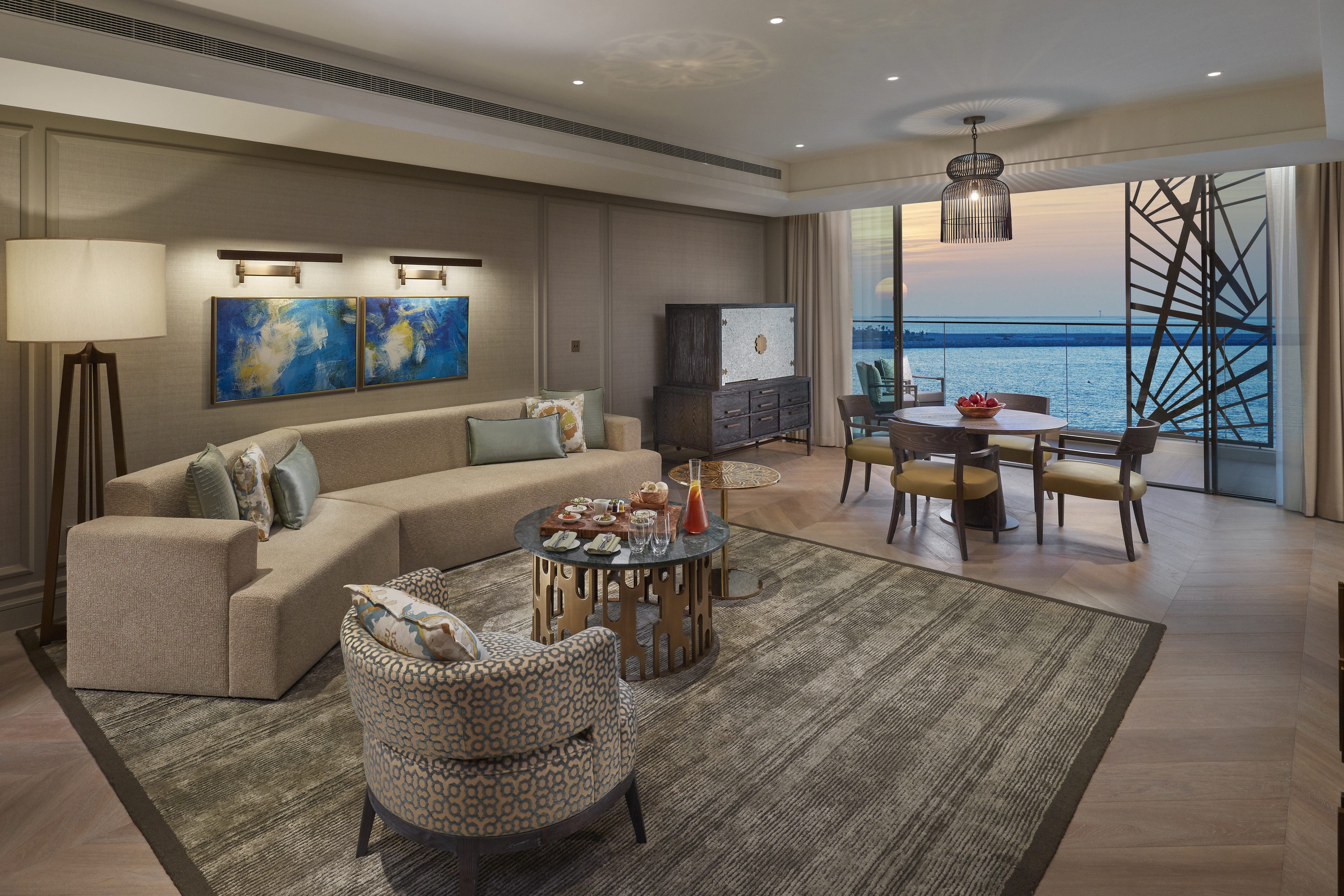 Premier Sea View Suite living room