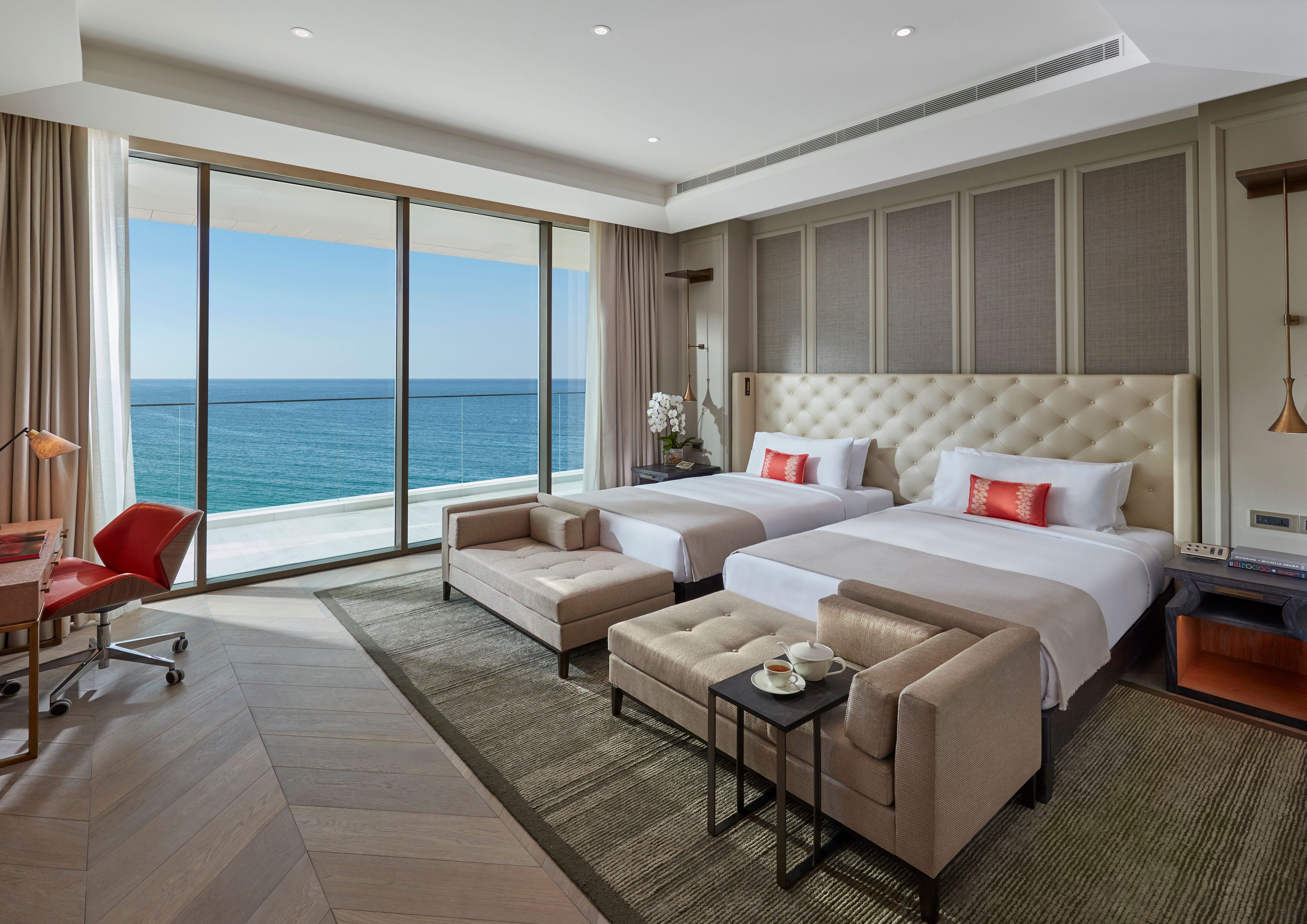 Two Bedroom Sea View Suite two beds bedroom