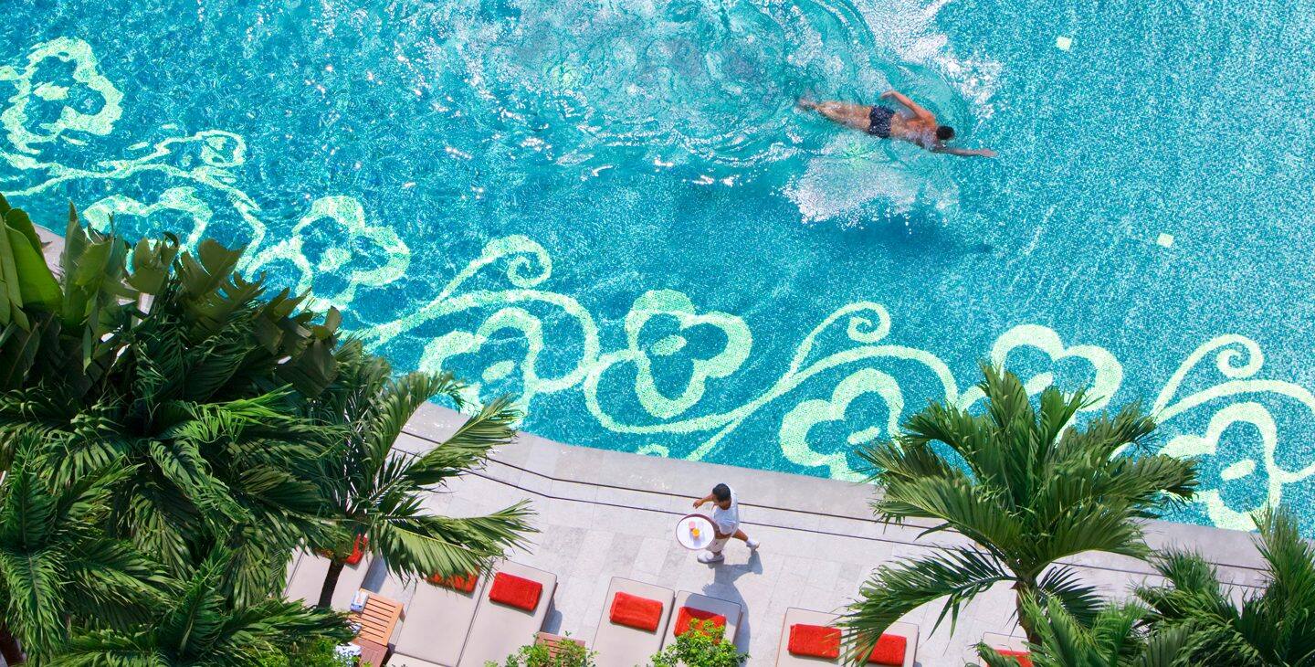 Pool at Mandarin Oriental, Bangkok
