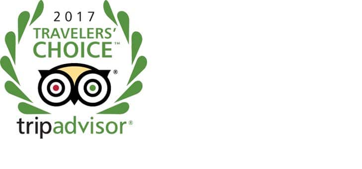 2017 Tripadvisor Travelers' Choice award logo