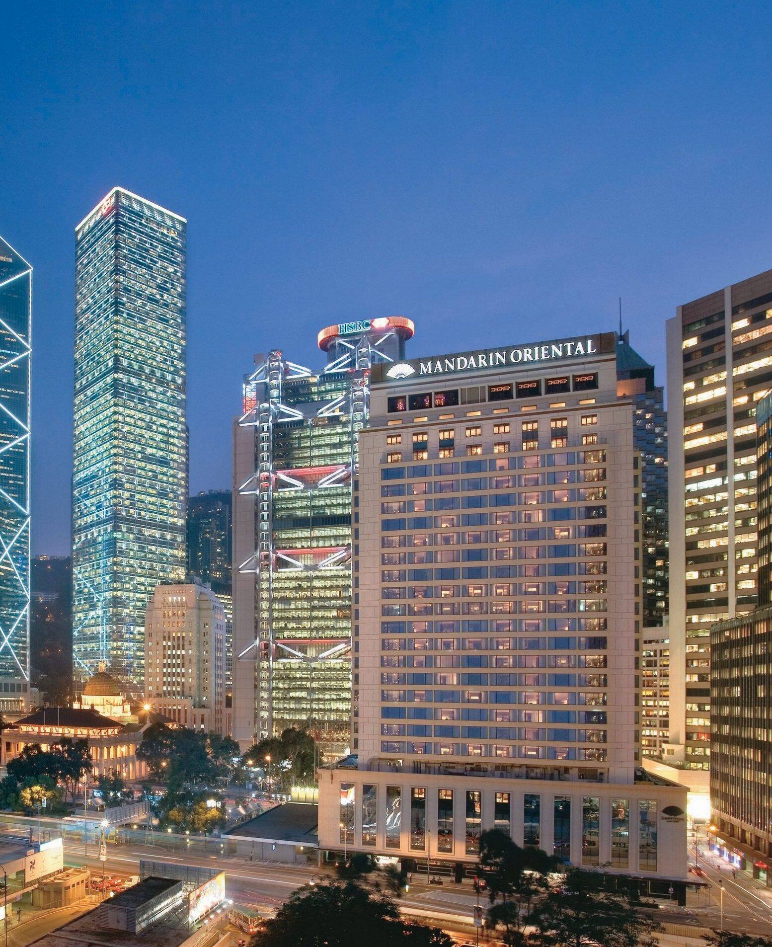香港文华东方酒店外部景观