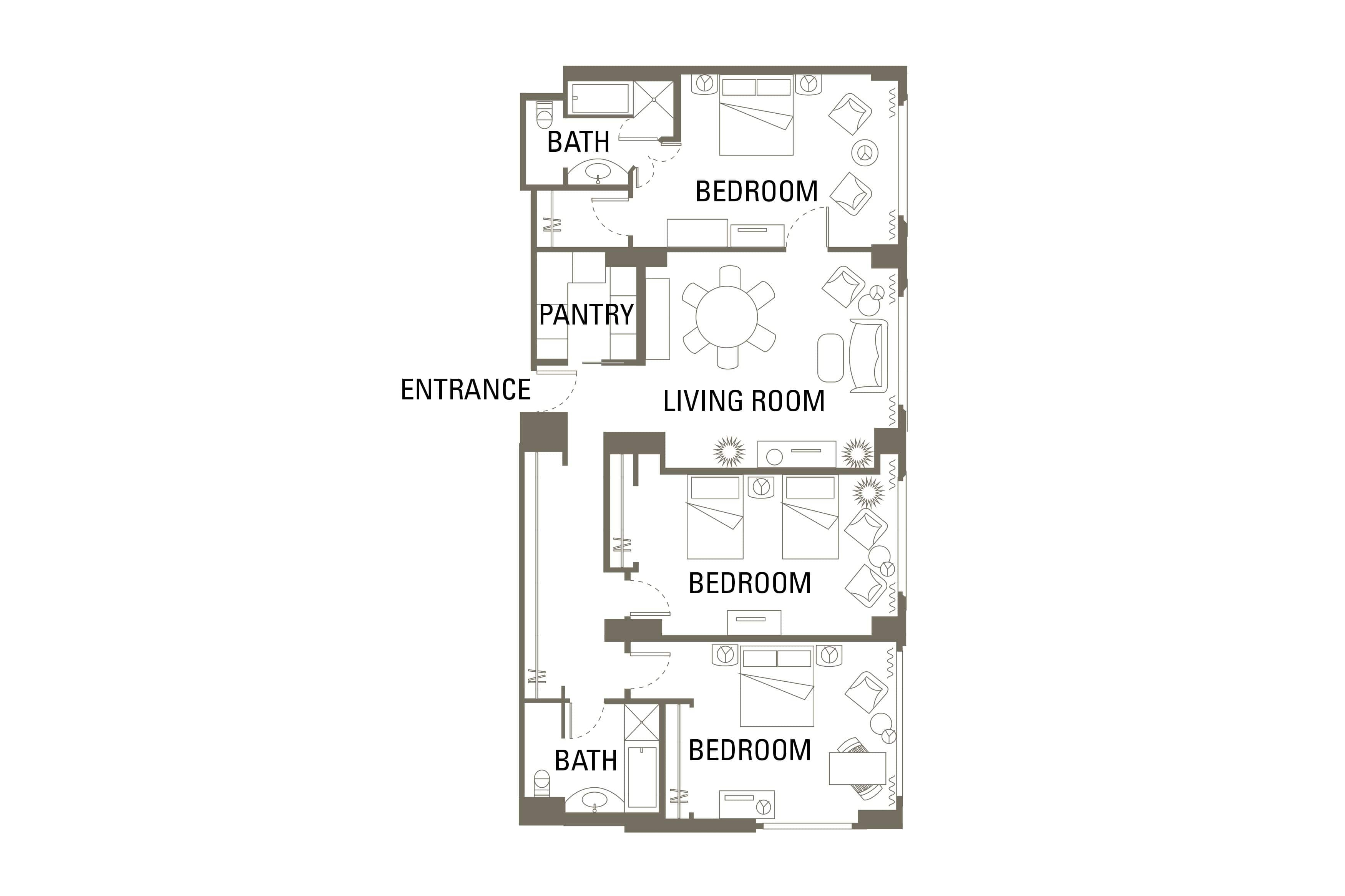 3 Bedroom Executive Apartment Mandarin Oriental Kuala Lumpur