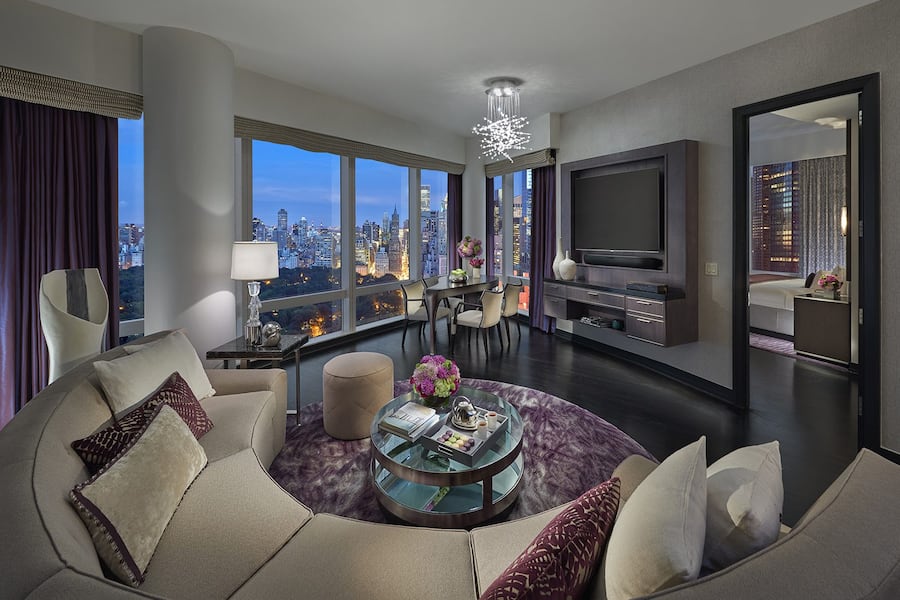 Two Bedroom Central Park West Suite Luxury Suite Mandarin