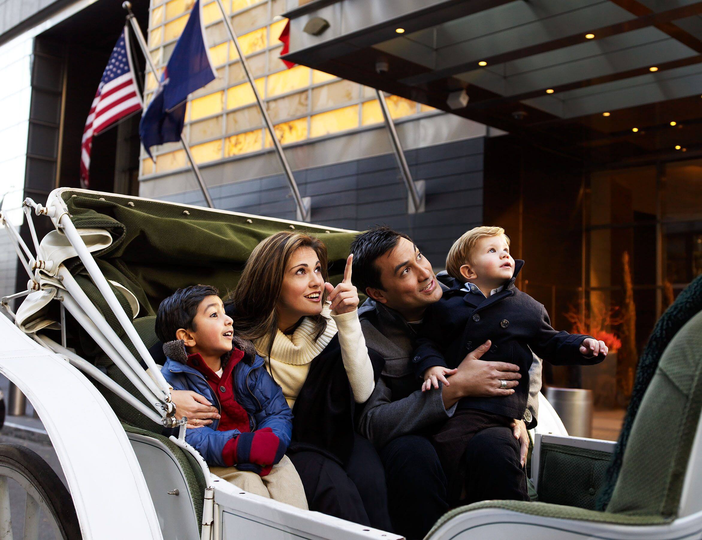 Mandarin Oriental, New York is a family-friendly hotel accommodating guests of all ages.