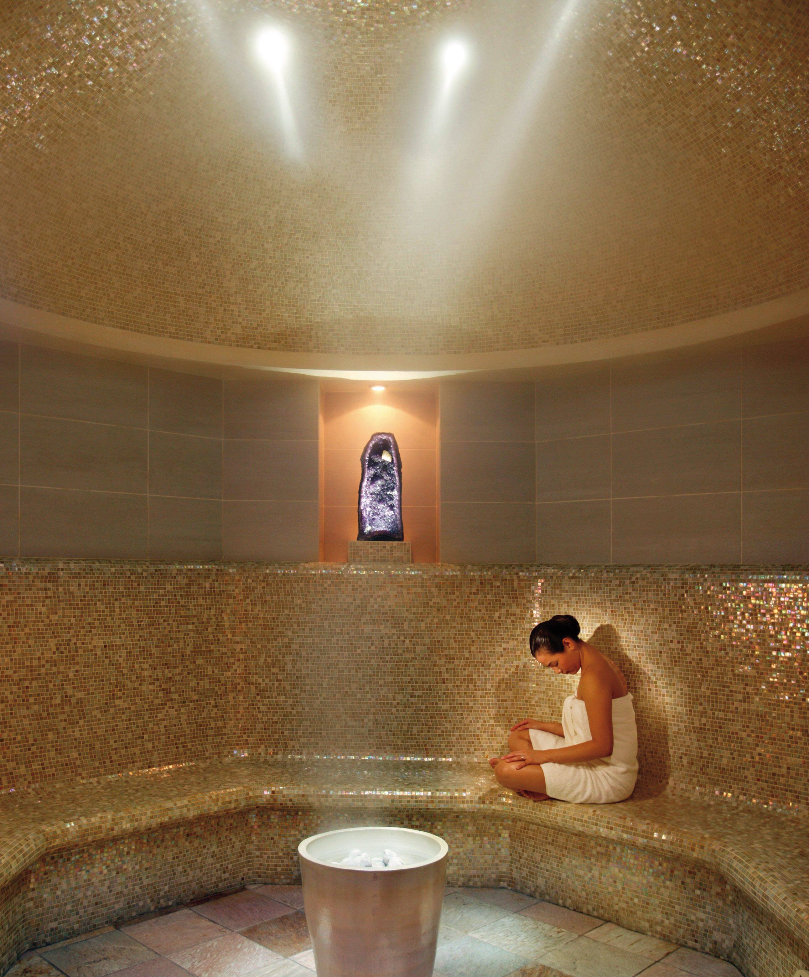 紫水晶蒸汽浴室