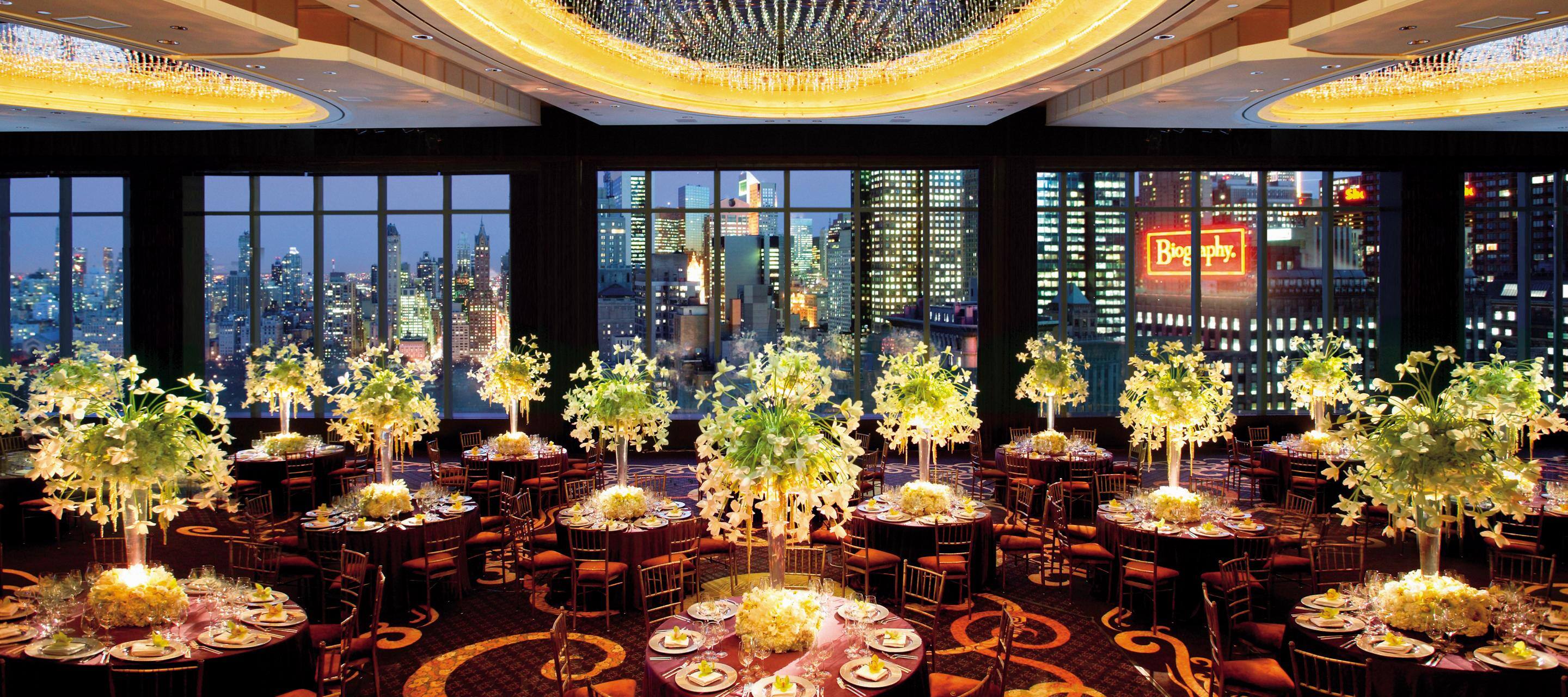 Luxury Wedding Reception Venue Manhattan Hotel Mandarin