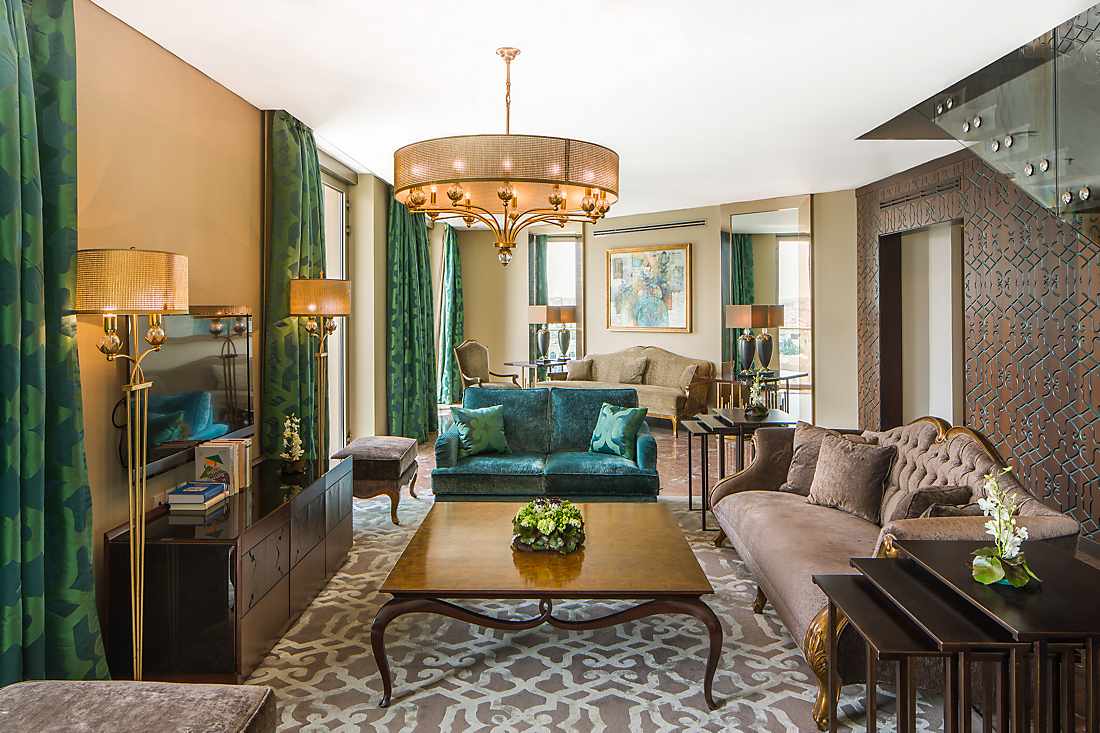 Royal Penthouse Suite living area 