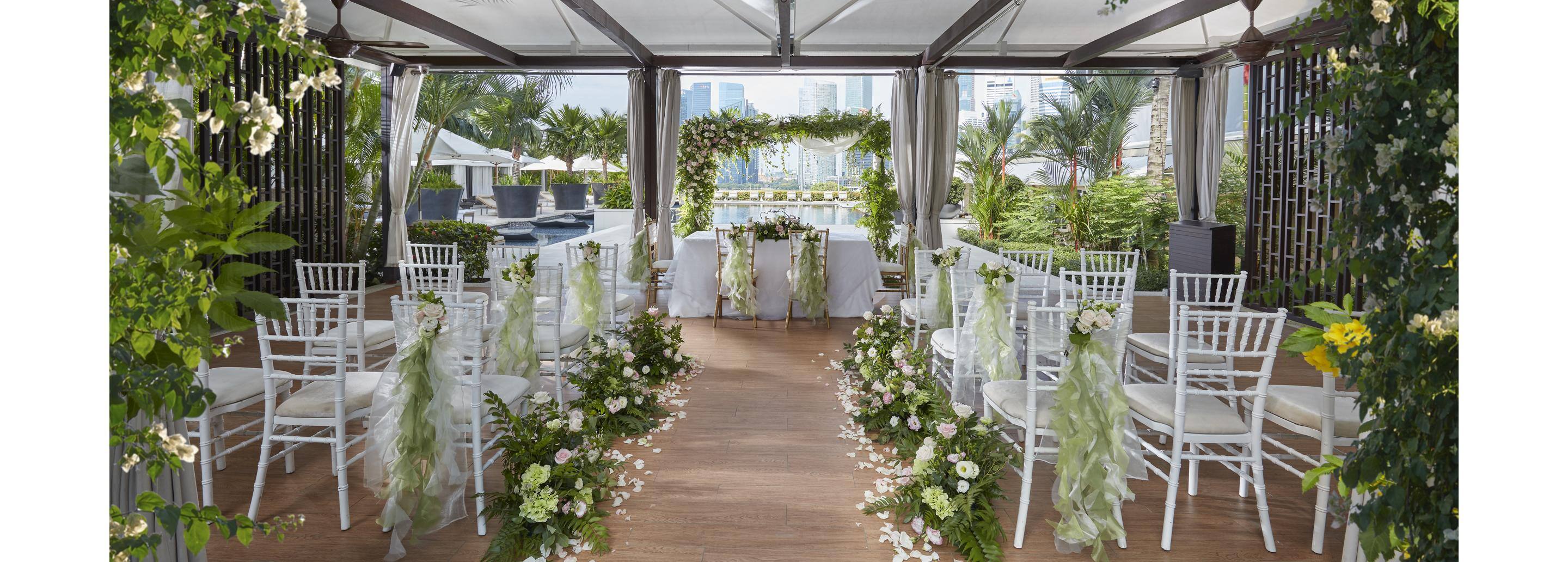 Luxury Wedding Reception Venue Marina Bay Hotel Mandarin