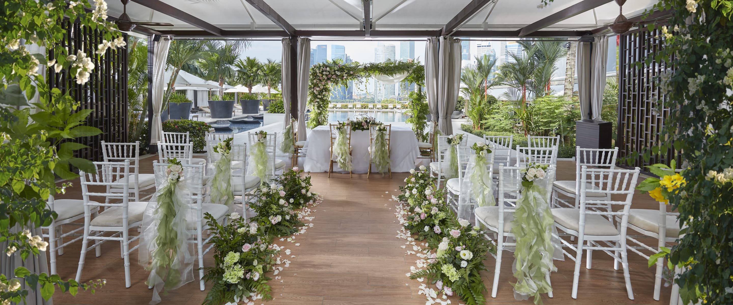 Luxury Wedding Reception Venue Marina Bay Hotel Mandarin